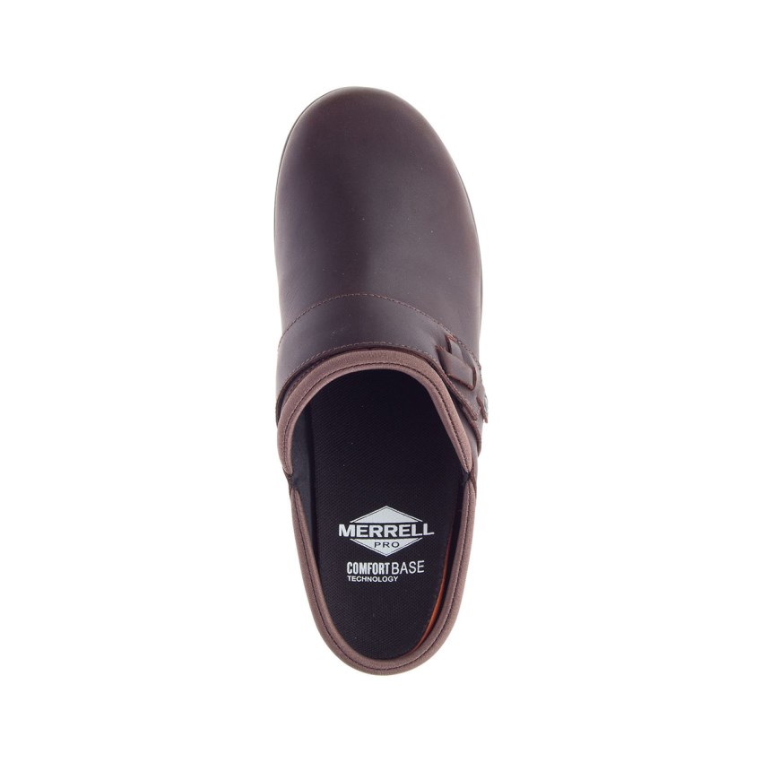 Chaussure de Securite Merrell Valetta PRO Slide Chocolat Femme | N.O.JQTA